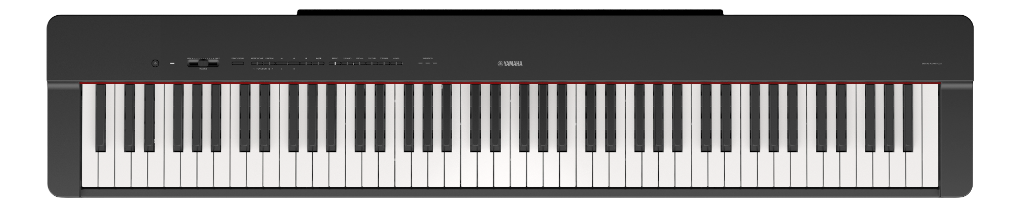 Yamaha P-225 Digital Piano - Black COMPLETE HOME BUNDLE PLUS