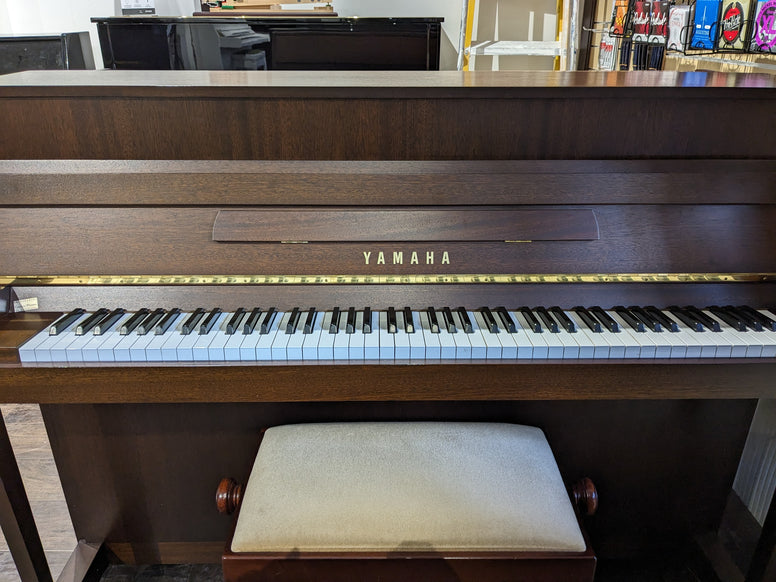 Yamaha E110 Upright Piano Satin Walnut (Secondhand)