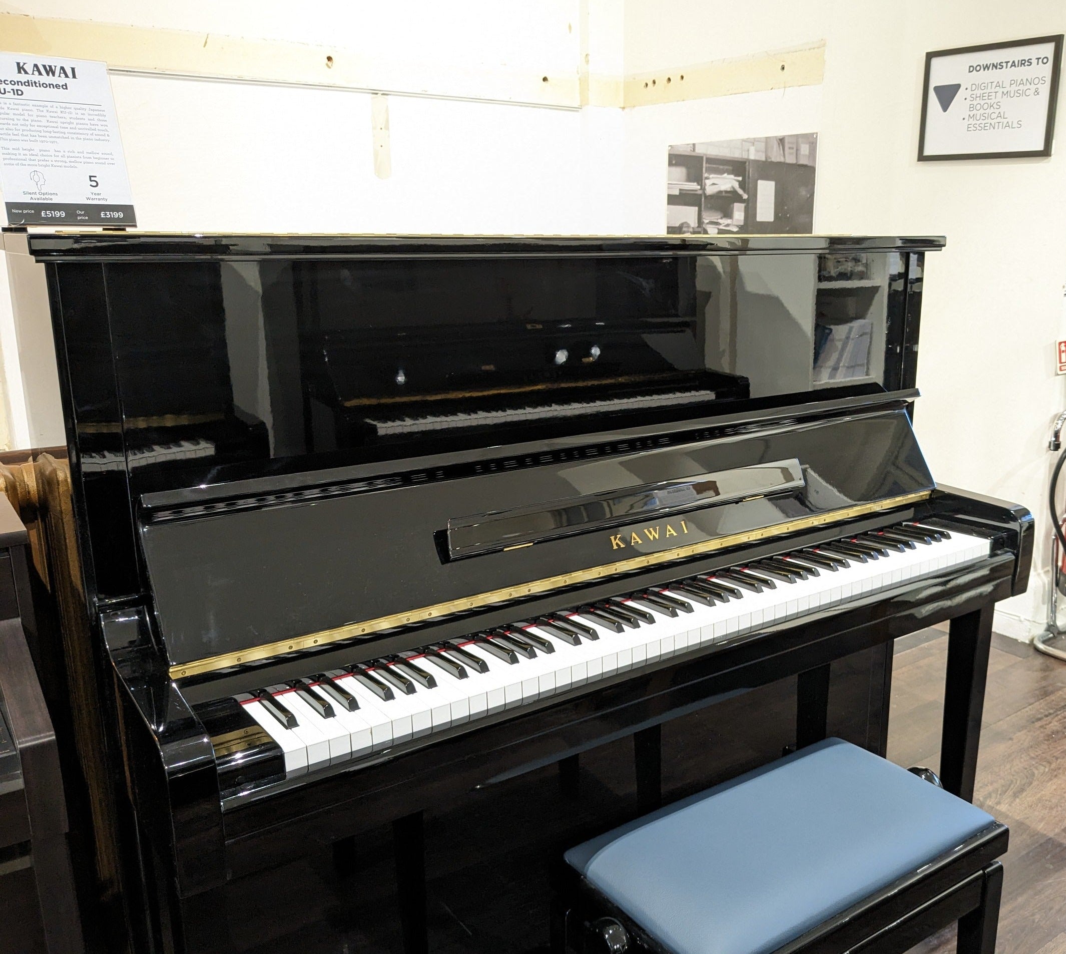 Kawai KU-1D Reconditioned Upright Piano