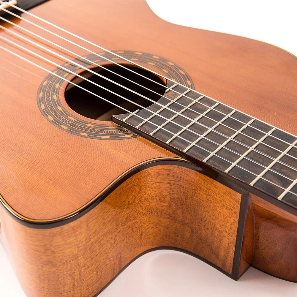 Santos Martinez SM500CE Allegro Cutaway Electro Classical Guitar