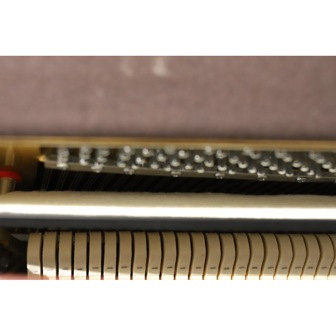 R Schirmer Secondhand Upright Piano Polished Mahogany - 560305897