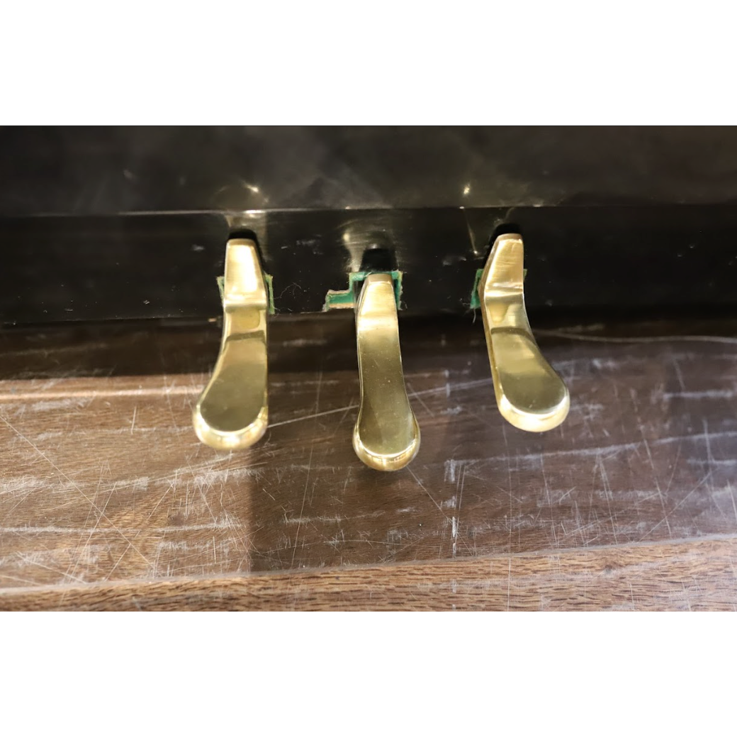 Atlas A2 Polished Black Secondhand Piano - 102983