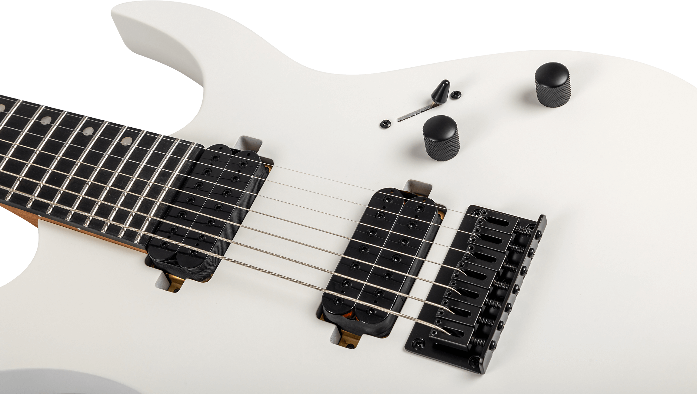 Spira S407 7-String Electric Guitar, Satin White