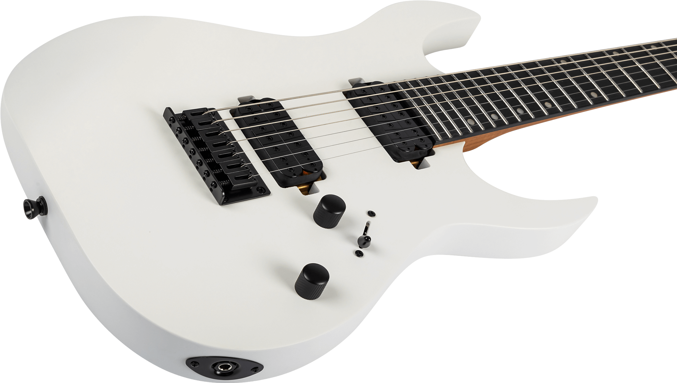 Spira S407 7-String Electric Guitar, Satin White