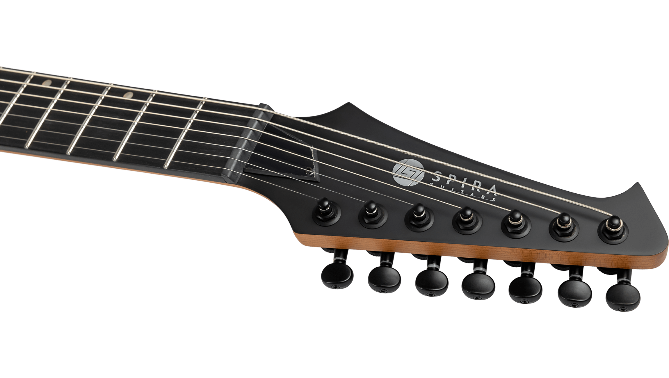 Spira S407 7-String Electric Guitar, Satin White