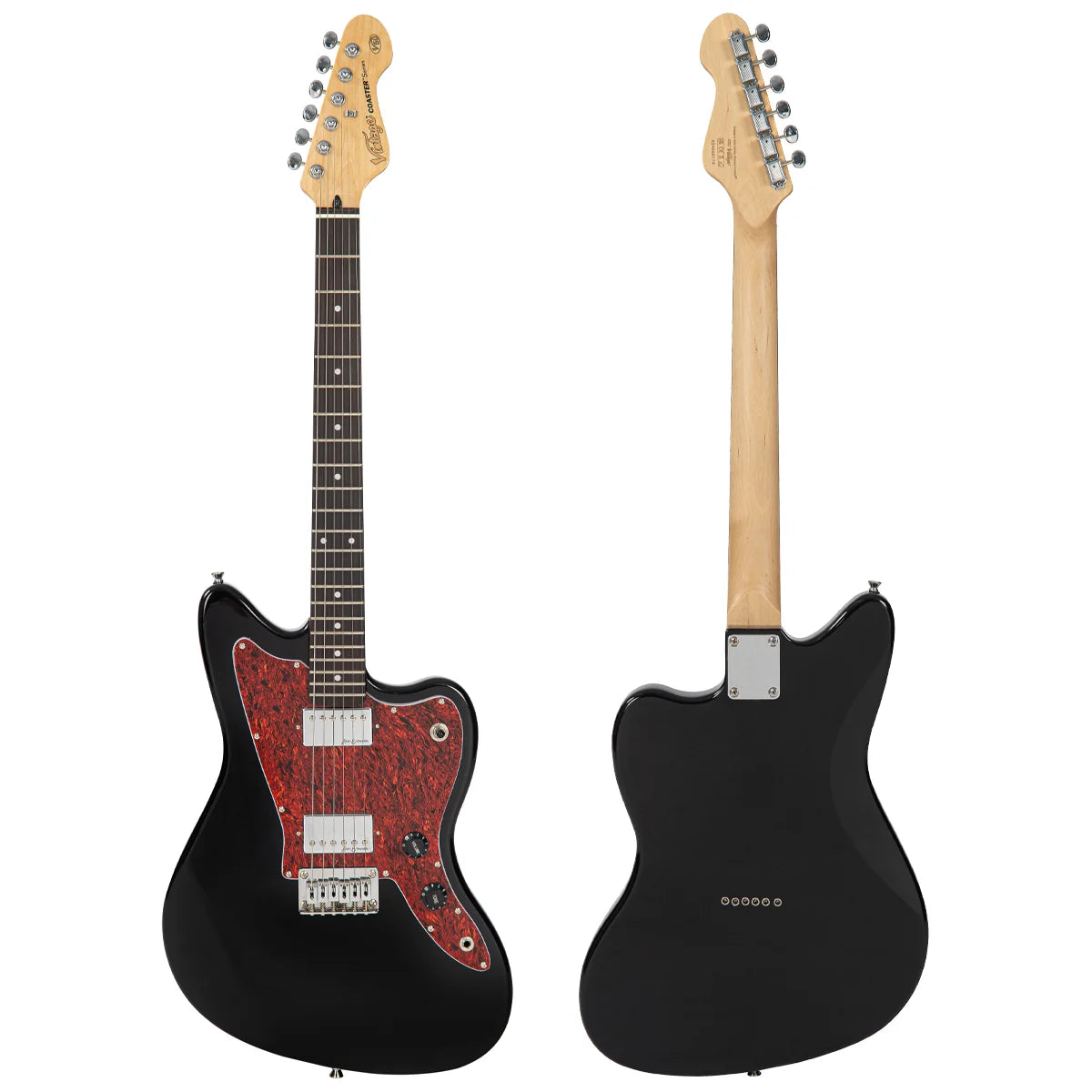 Vintage V50 Coaster Electric Guitar Pack, Boulevard Black