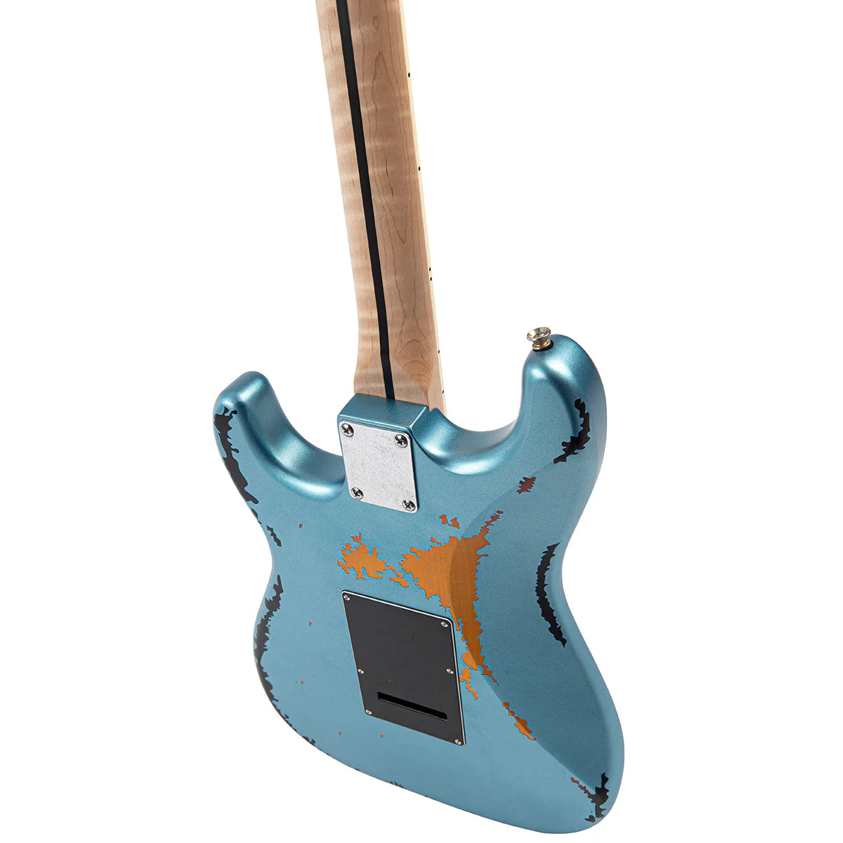 Vintage 30th Anniversary V6 Electric Guitar, Gun Hill Blue