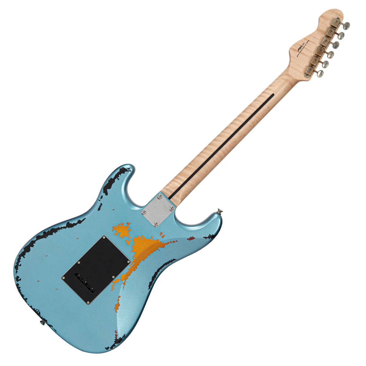 Vintage 30th Anniversary V6 Electric Guitar, Gun Hill Blue