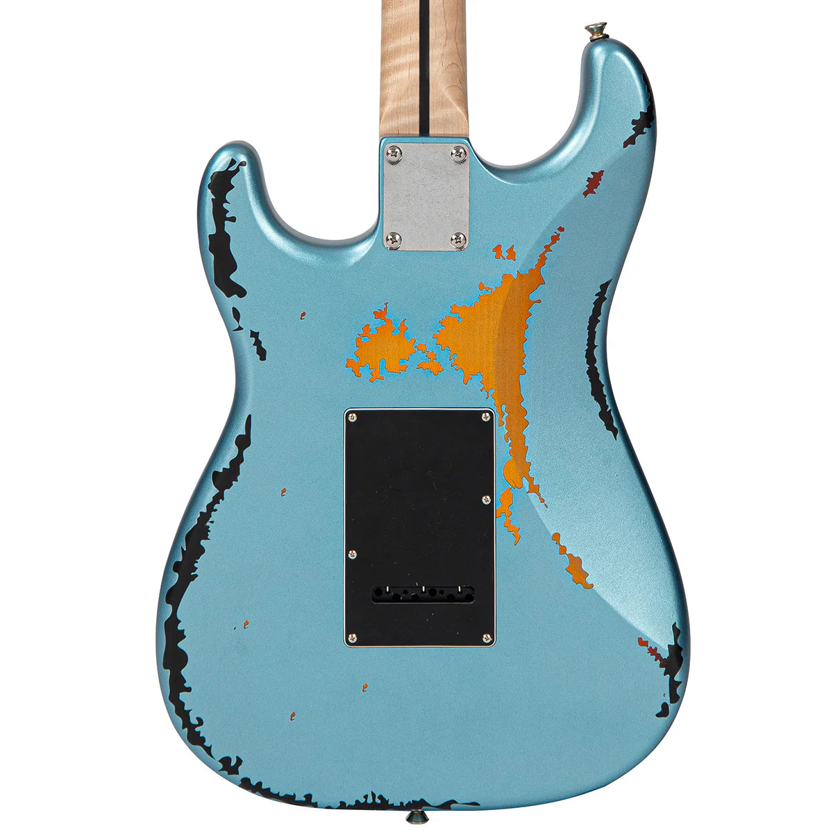 Vintage 30th Anniversary V6 Electric Guitar, Gun Hill Blue