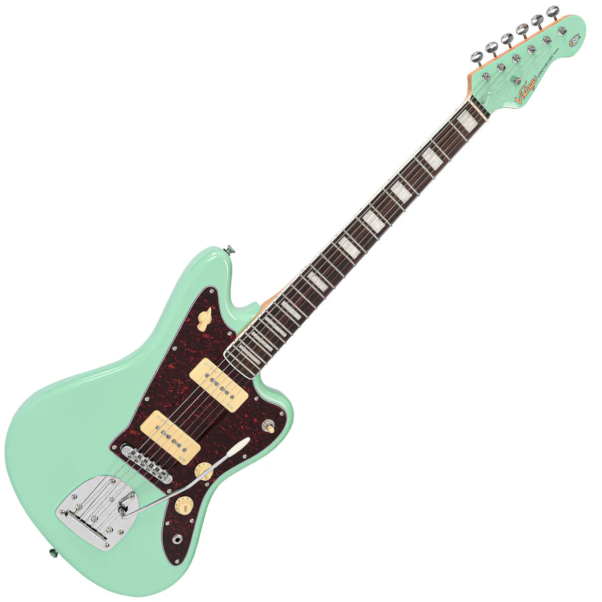 Vintage 30th Anniversary V65 Electric Guitar with Vibrato, Ventura Green