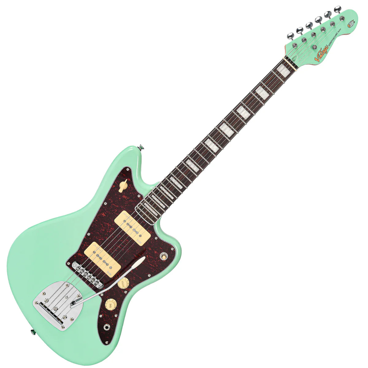 Vintage 30th Anniversary V65 Electric Guitar with Vibrato, Ventura Green