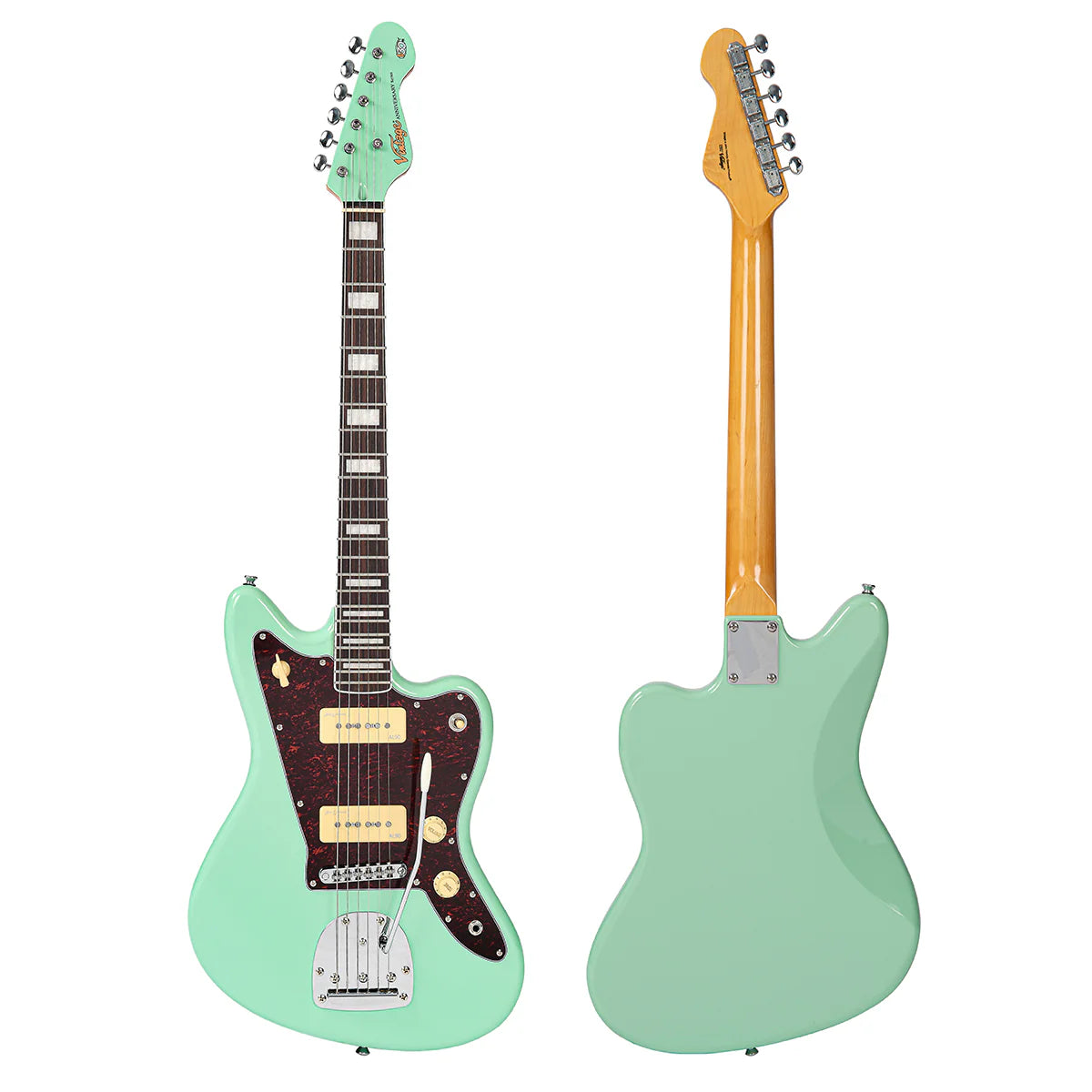 Vintage 30th Anniversary V65 Electric Guitar with Vibrato, Ventura Green