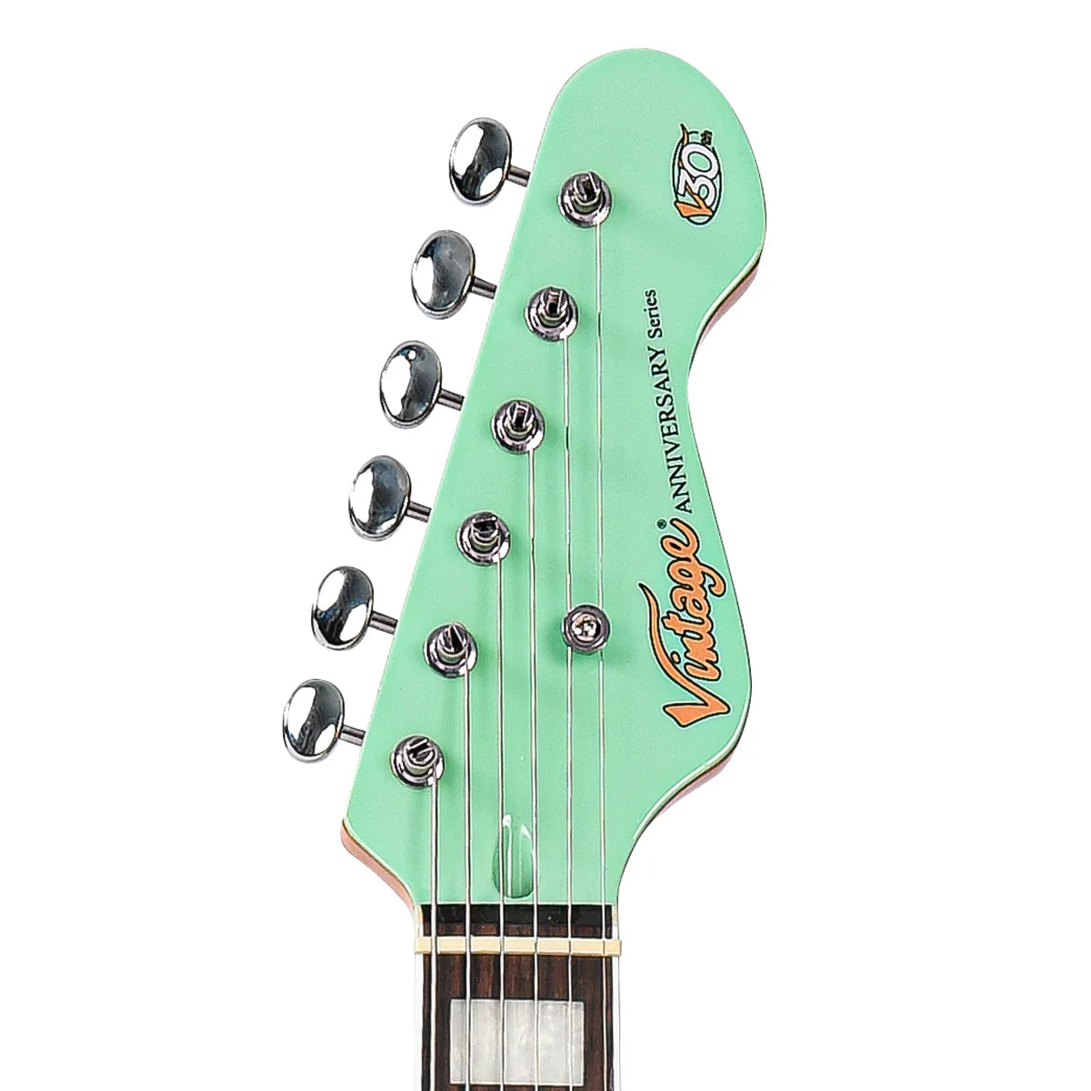 Vintage 30th Anniversary V65 Electric Guitar with Vibrato, Ventura Green