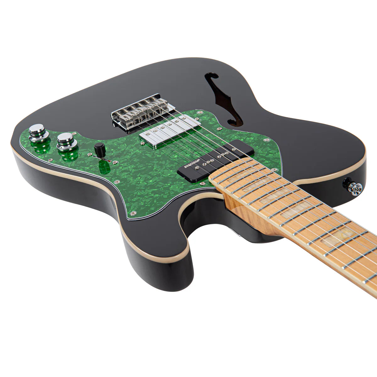 Vintage 30th Anniversary V72 ReIssued Electric Guitar, Boulevard Black