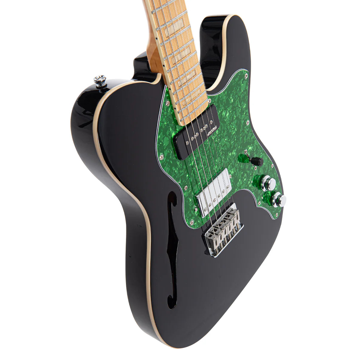 Vintage 30th Anniversary V72 ReIssued Electric Guitar, Boulevard Black