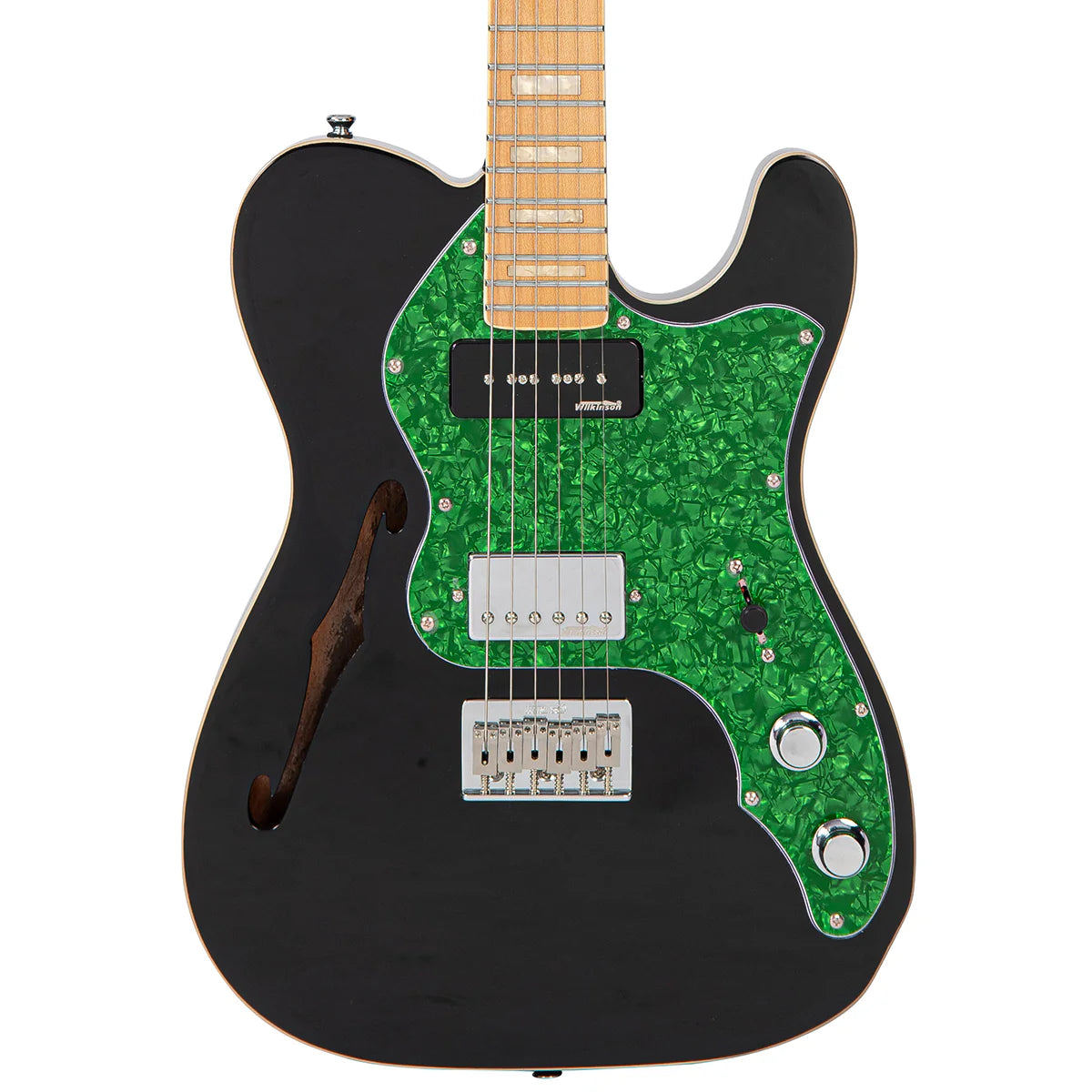 Vintage 30th Anniversary V72 ReIssued Electric Guitar, Boulevard Black
