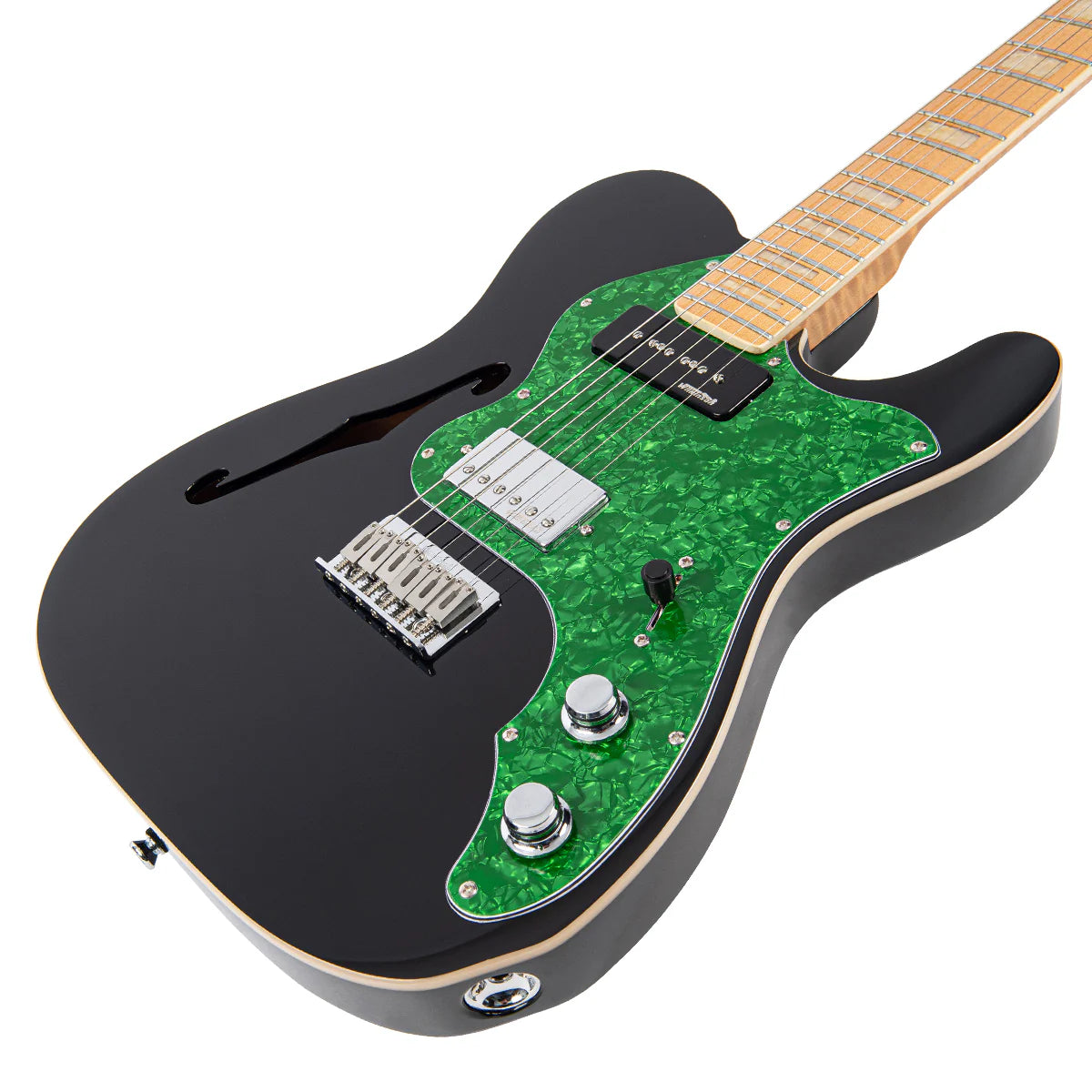 Vintage 30th Anniversary V72 ReIssued Electric Guitar, Boulevard Black