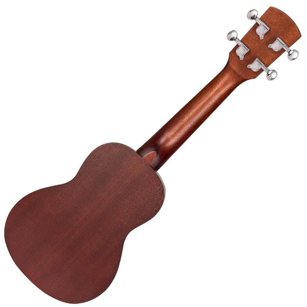 Laka VUS5 Sapele Series Soprano Ukulele, Chocolate