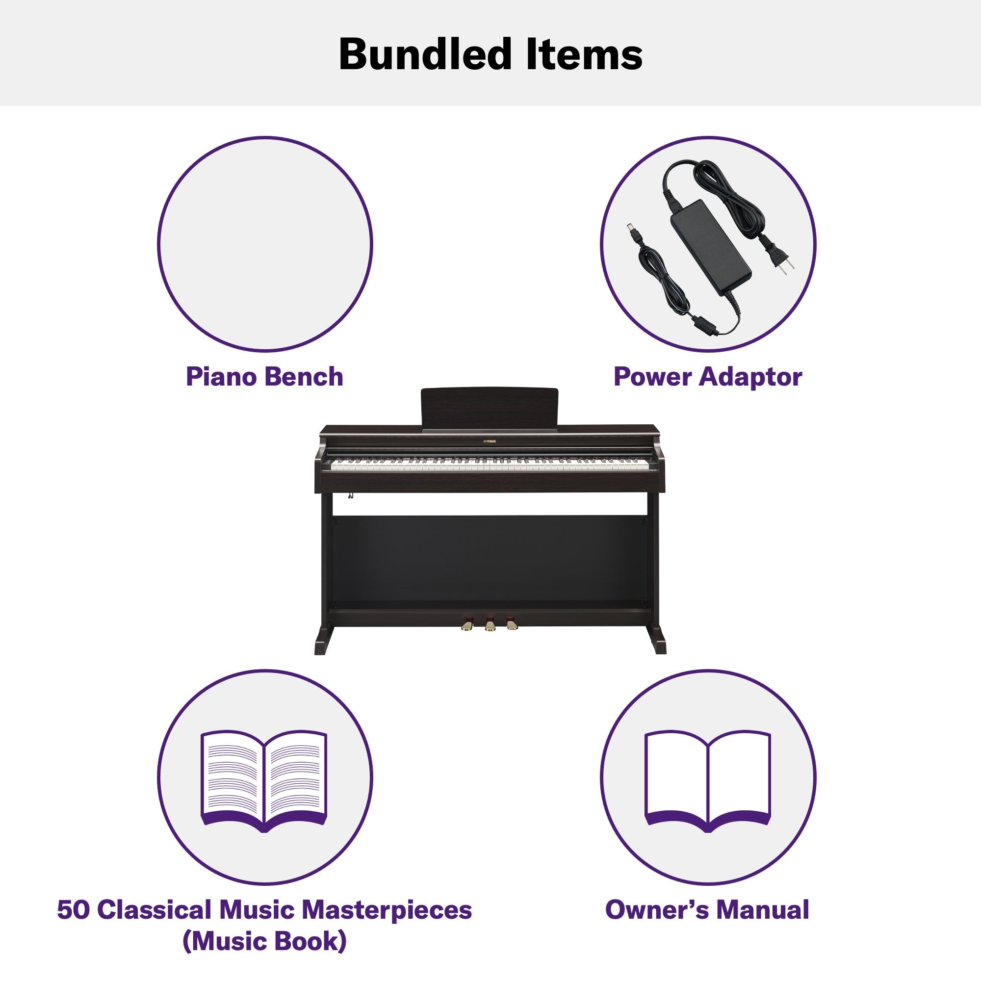 Yamaha Arius YDP165B Satin Black Digital Piano