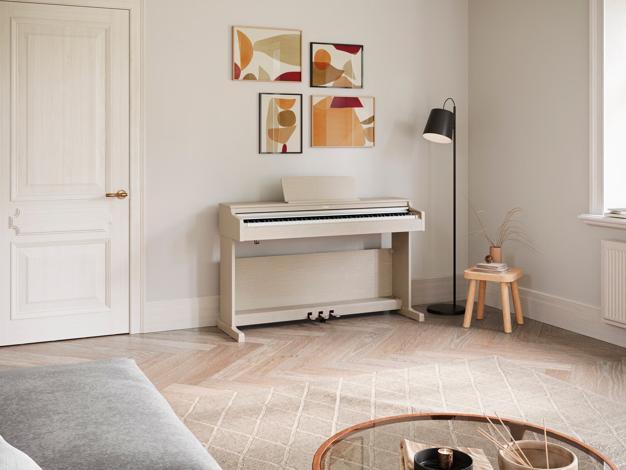 Yamaha YDPS35WA White Ash Digital Piano