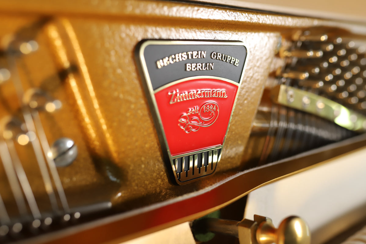 Zimmermann Upright Piano by C.Bechstein (Secondhand), Light Oak