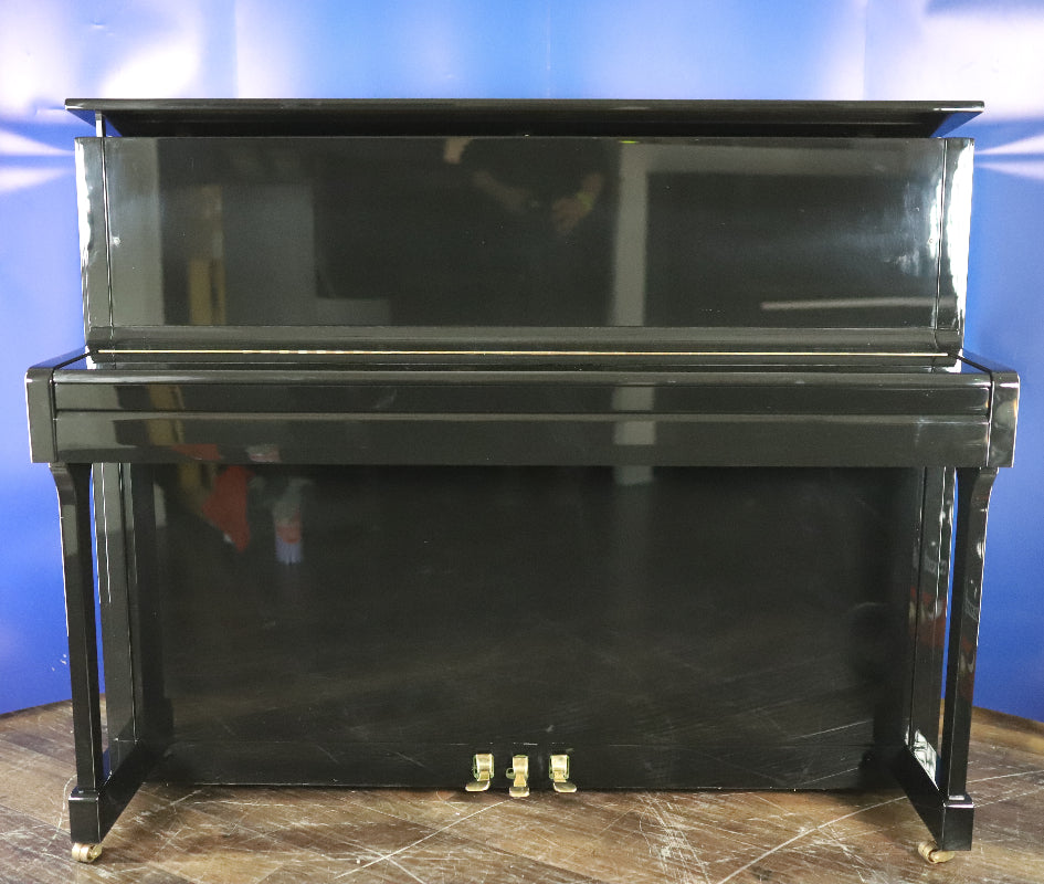 Zimmermann Upright Piano by C.Bechstein in Polished Black (Secondhand)