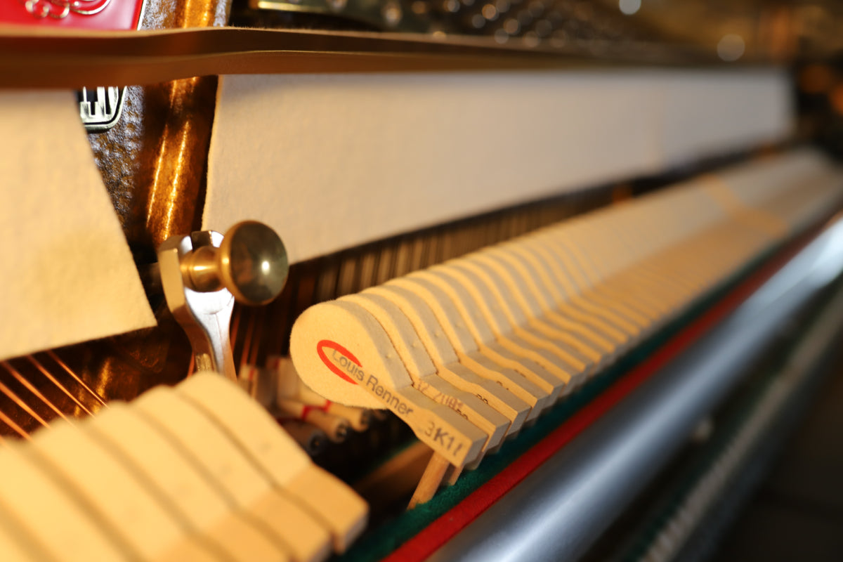 Zimmermann Upright Piano by C.Bechstein in Polished Black (Secondhand)