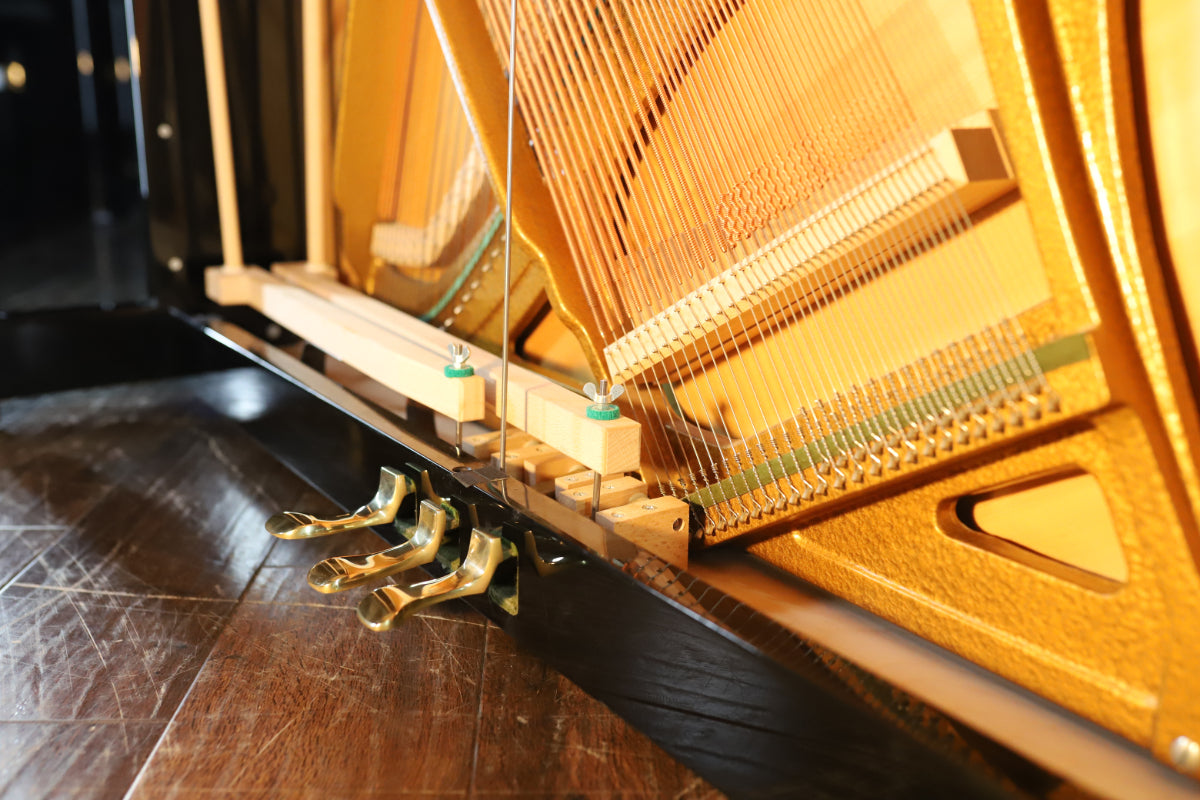 Zimmermann Upright Piano by C.Bechstein in Polished Black (Secondhand)