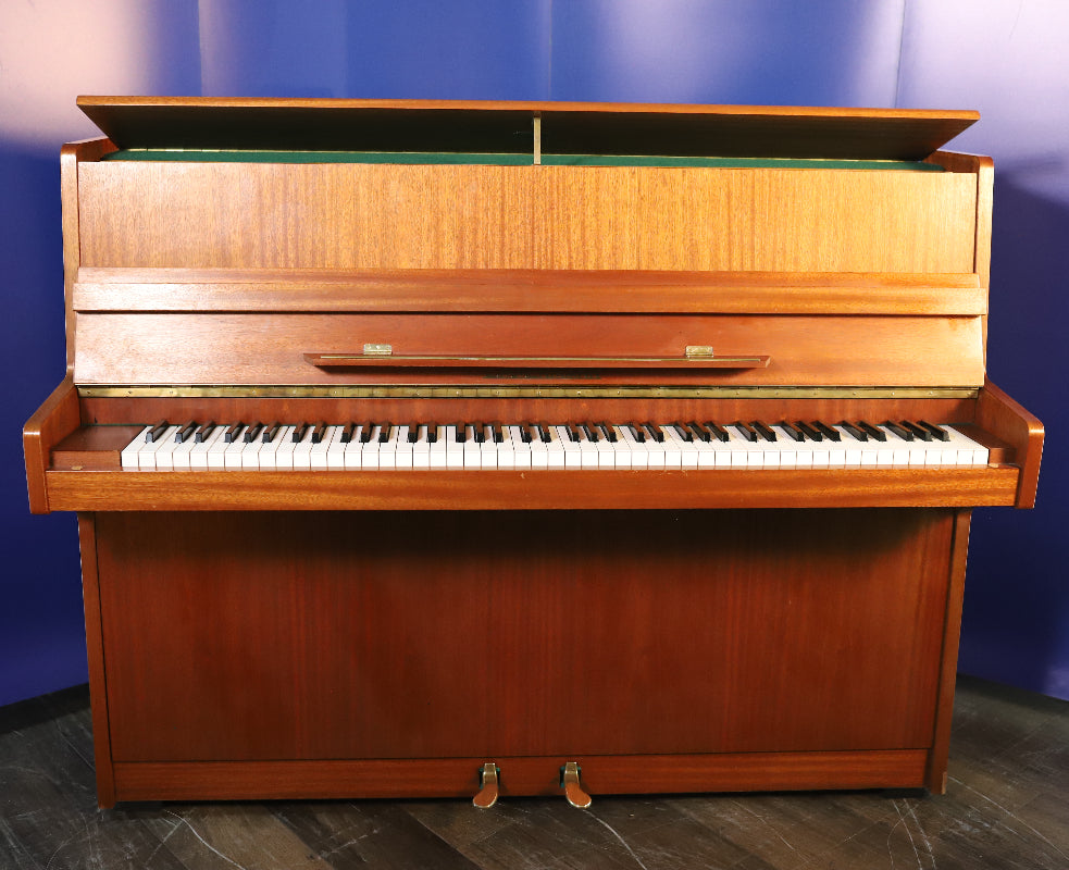 Zimmermann Secondhand Upright Piano, Satin Mahogany