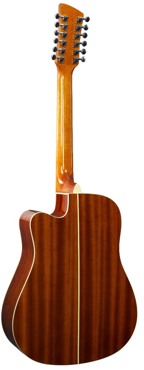 Brunswick BD200 12-String Dreadnought Acoustic Guitar, Natural