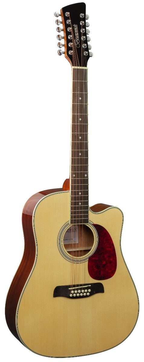 Brunswick BD200 12-String Dreadnought Acoustic Guitar, Natural