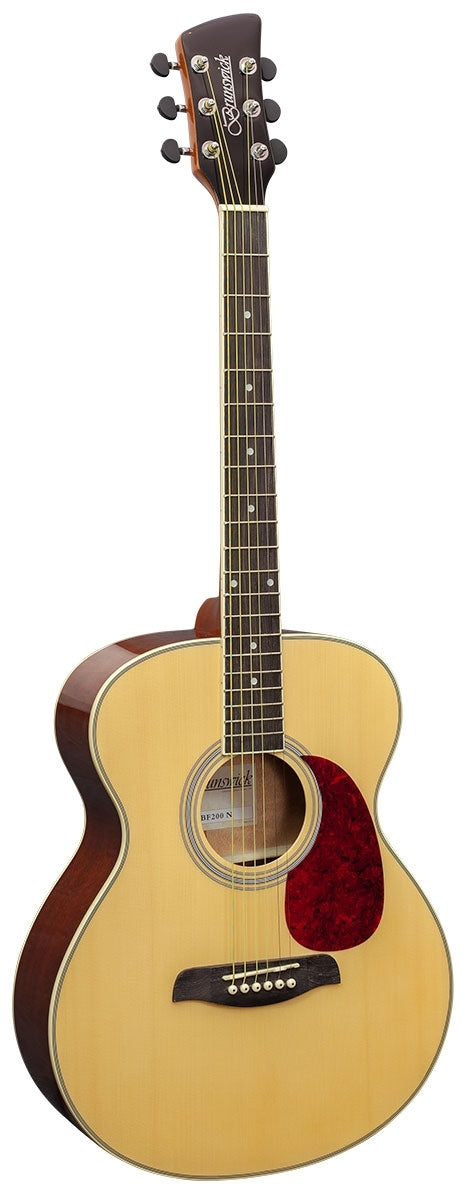 Brunswick BF200 Grand Auditorium Acoustic Guitar, Natural