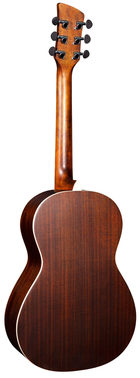 Brunswick BP200 Parlour Acoustic Guitar, Tobacco Burst Satin