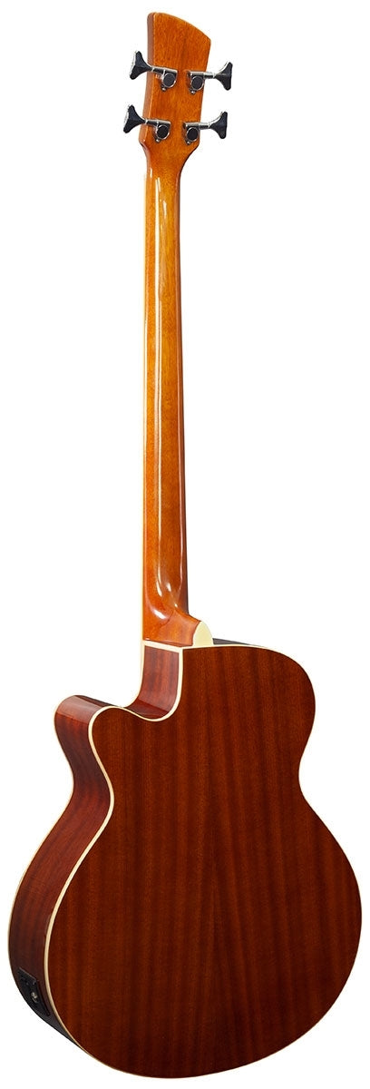 Brunswick TBJBA Acoustic Bass Guitar, Natural Gloss
