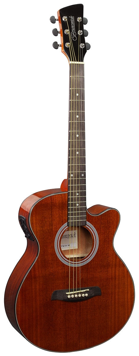 Brunswick BTK50 Grand Auditorium Electro-Acoustic Guitar, Mahogany