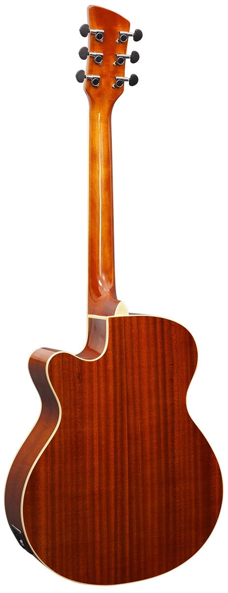 Brunswick BTK50 Grand Auditorium Electro-Acoustic Guitar, Red