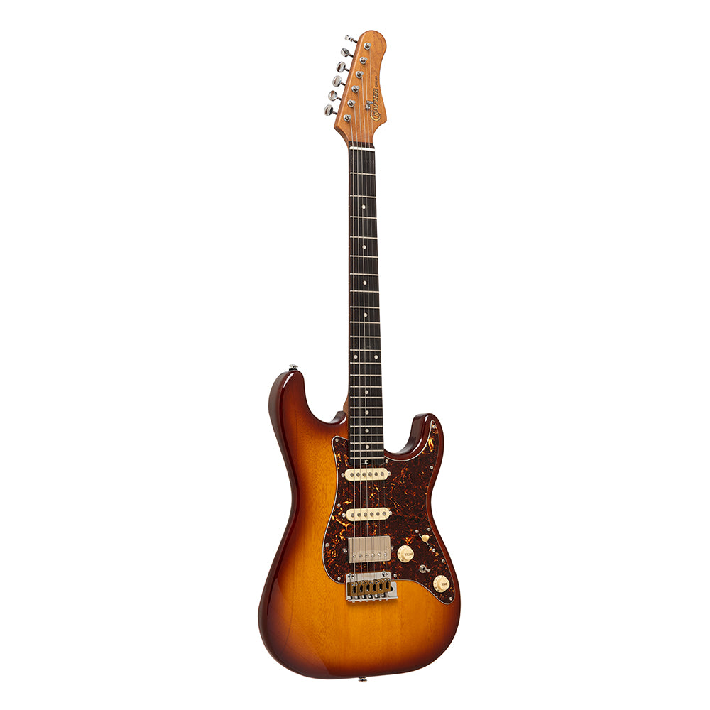 Crafter Crema S-Style Electric Guitar, Tobacco Sunburst