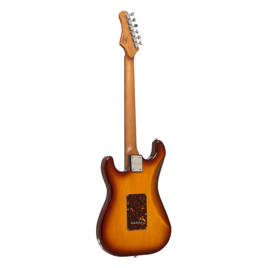 Crafter Crema S-Style Electric Guitar, Tobacco Sunburst