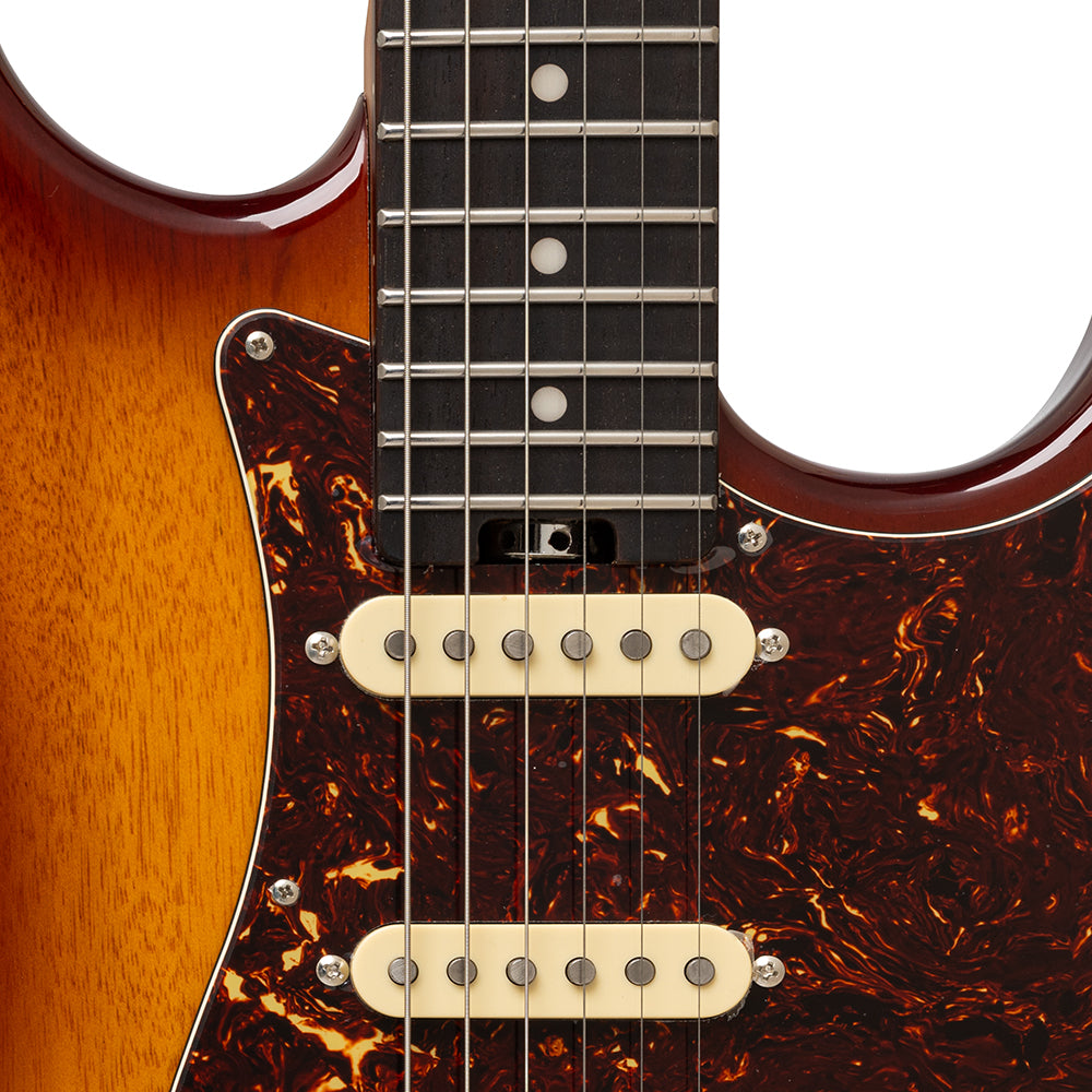 Crafter Crema S-Style Electric Guitar, Tobacco Sunburst