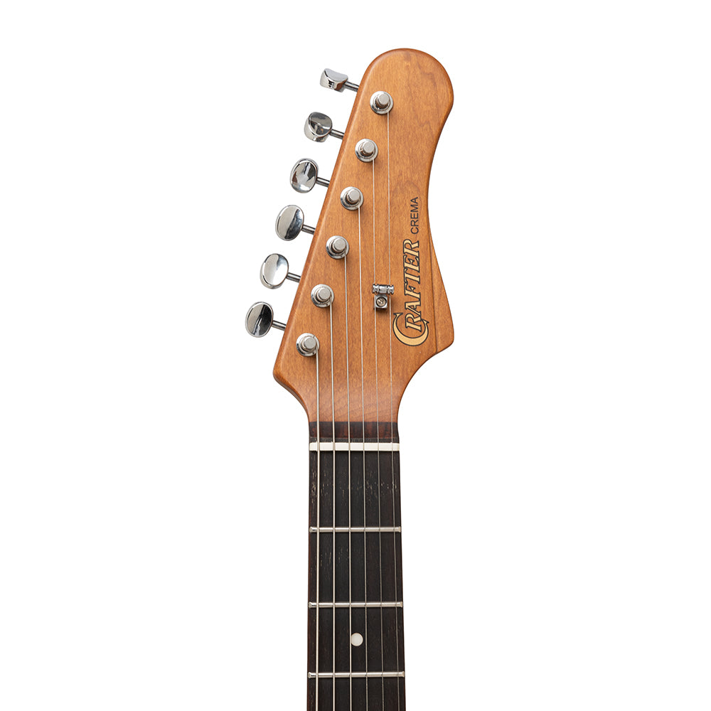 Crafter Crema S-Style Electric Guitar, Tobacco Sunburst