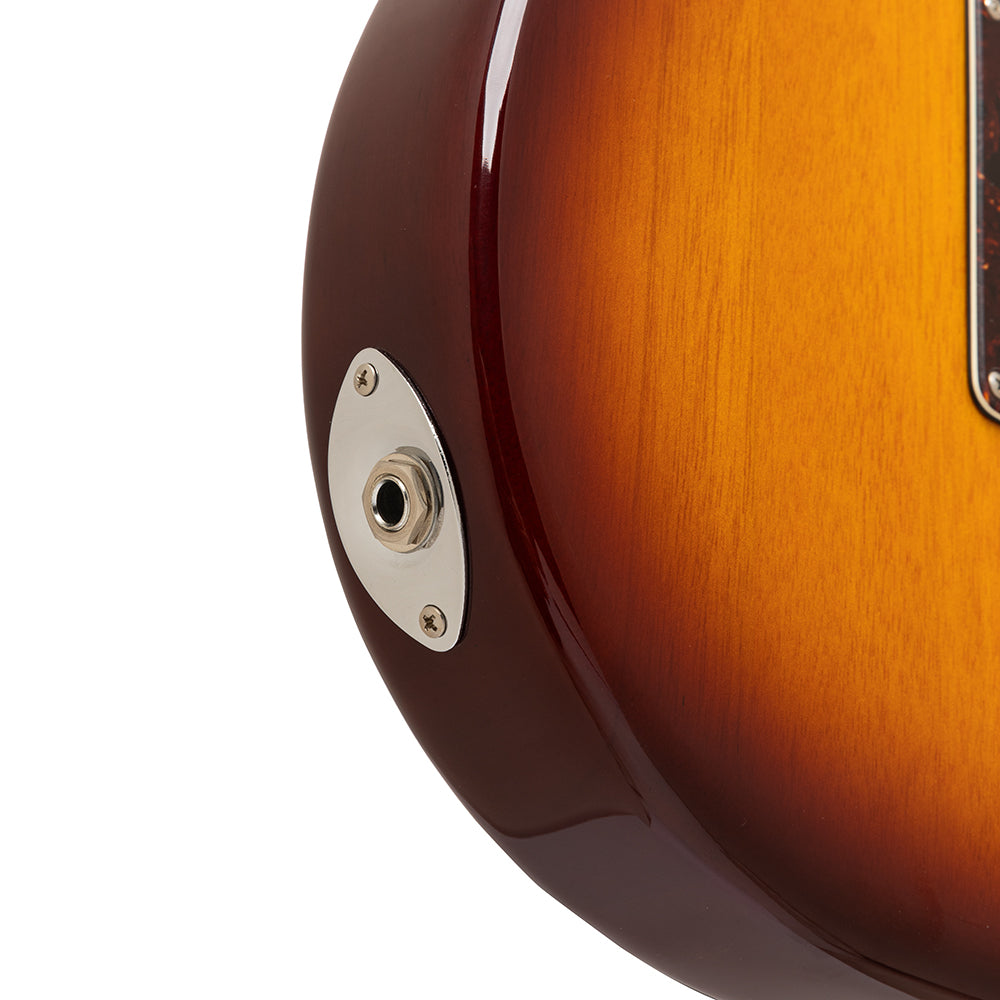 Crafter Crema S-Style Electric Guitar, Tobacco Sunburst