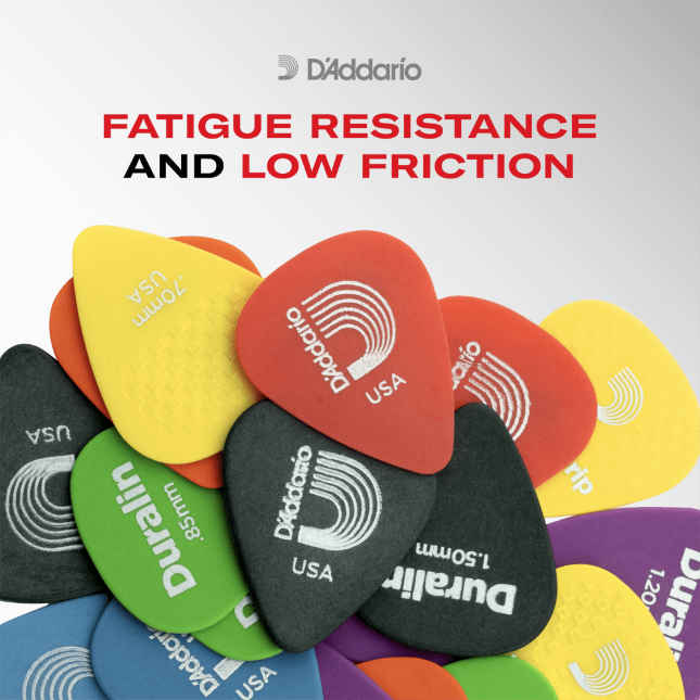 D'Addario Standard Duralin Guitar Picks, 21 Assorted Gauges