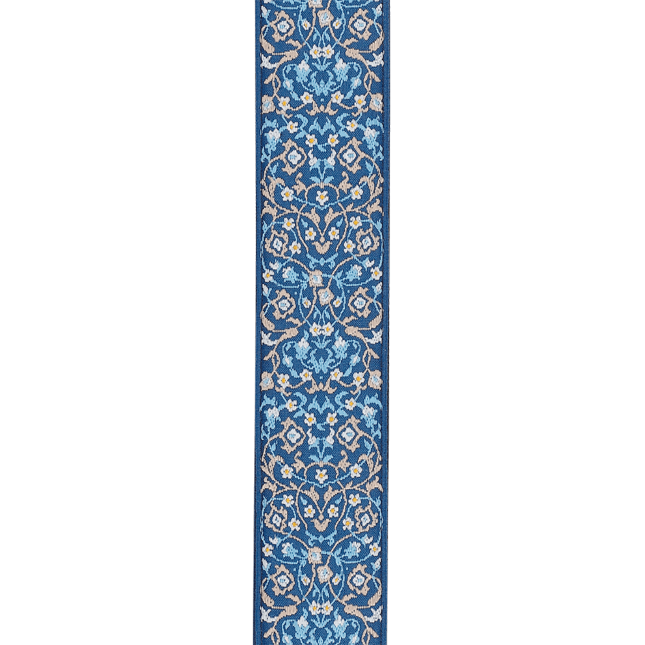 D'Addario Eco Persian Woven Guitar Strap, Blue