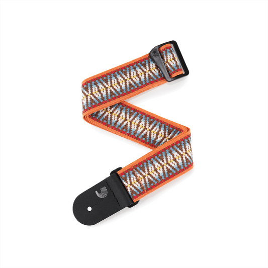 D'Addario Woven Guitar Strap, Sunrise Hootenanny