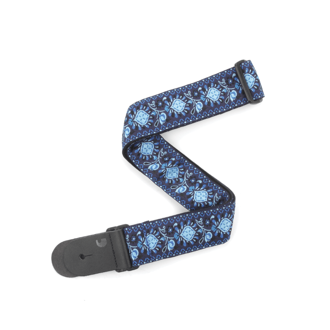 D'Addario Woven Guitar Strap, Monterey, Blue