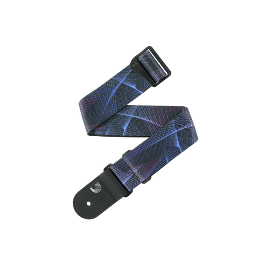 D'Addario Outrun Polyester Guitar Strap, Kaleidoscope