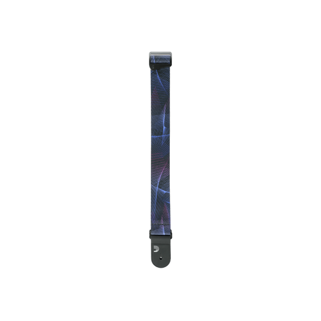 D'Addario Outrun Polyester Guitar Strap, Kaleidoscope