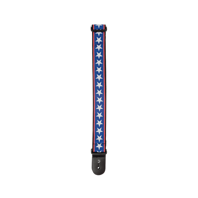 D'Addario Woven Guitar Strap, Stars & Stripes