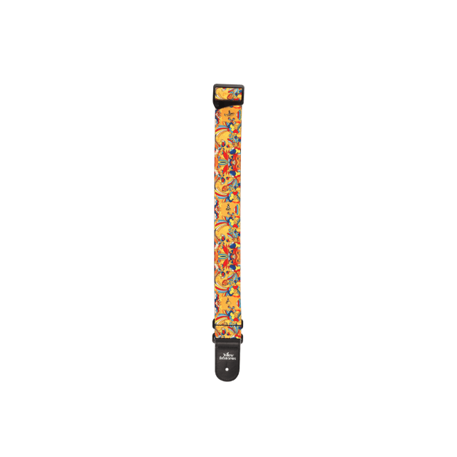 D'Addario Beatles Yellow Submarine 55th Anniversary Polyester Guitar Strap, Primrose Prairie