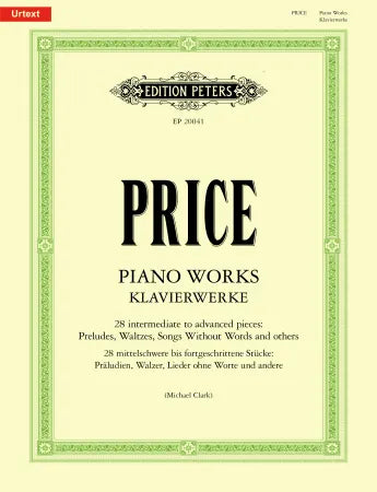 Piano Works: Florence Price, Michael Clark (Piano Solo)